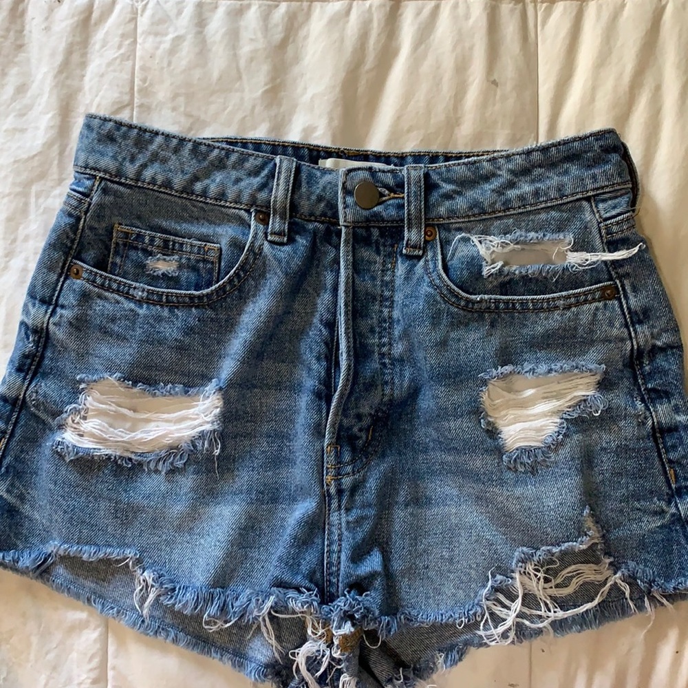 High wasted Jean shorts